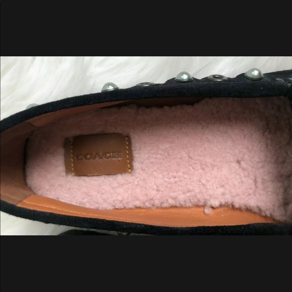 Coach Rocassin Suede Slipon Embellished Moc - Picture 10 of 12